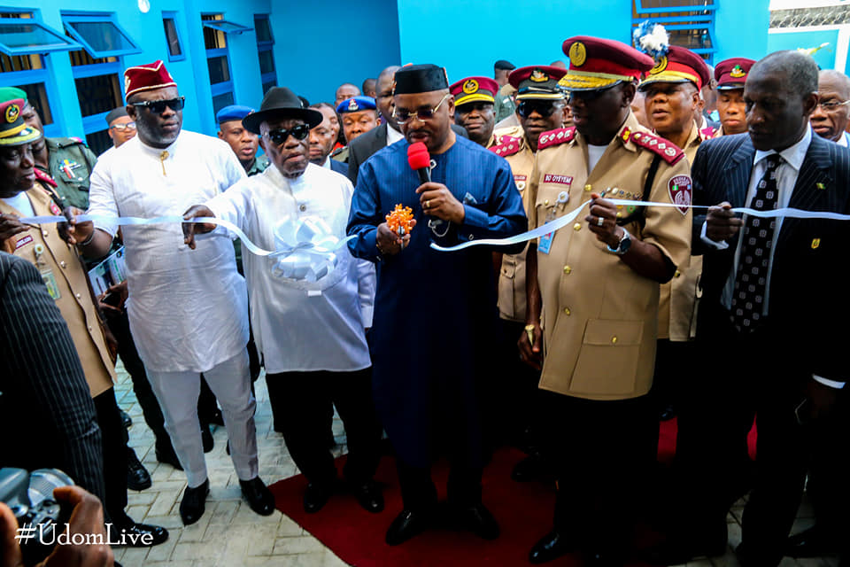 Gov Idom At FRSC Office