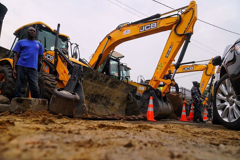 Sanwo-Olu Commsions VI Road Construction