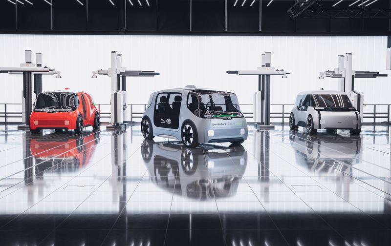 Jaguar Land Rover Unveils Electric City Project Vector Car