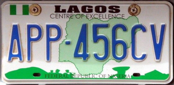 Lagos Number Plate Codes