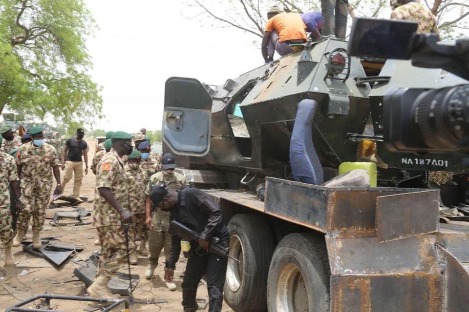 Inspection of MRAP, APC Construction by Nigerian Army