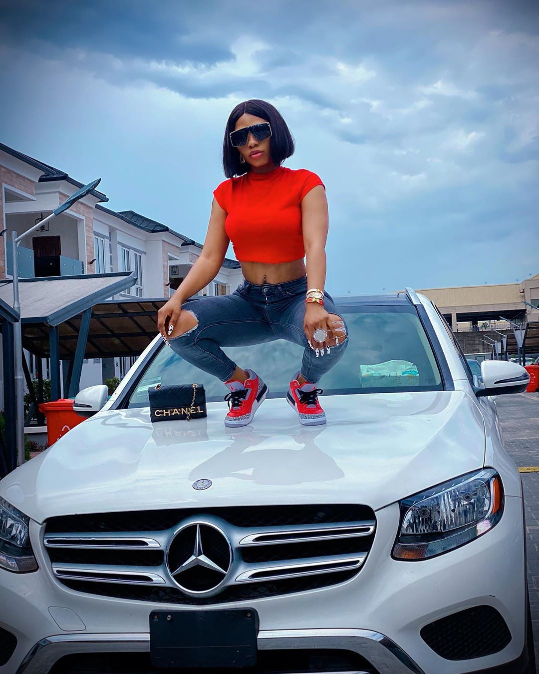 Lambo Mercy Eke on Mercedes Benz