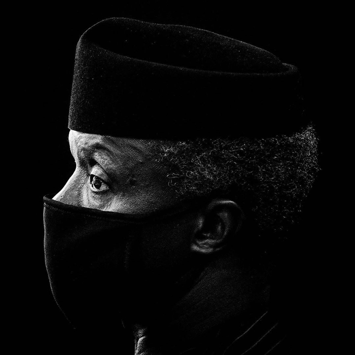 All Masked Up.... VP Yemi Osibanjo