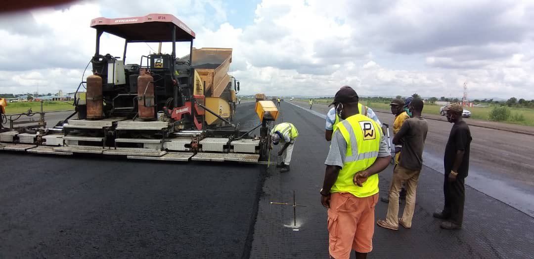 PW Team at work at Enugu International Airport 