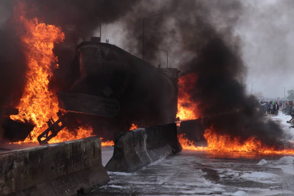 Lagos-Ibadan Expressway Fire