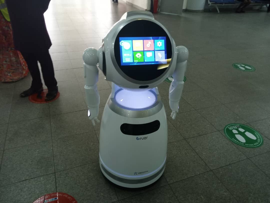 Nigeria Robots at Nnamdi Azikwe Airport, Abuja