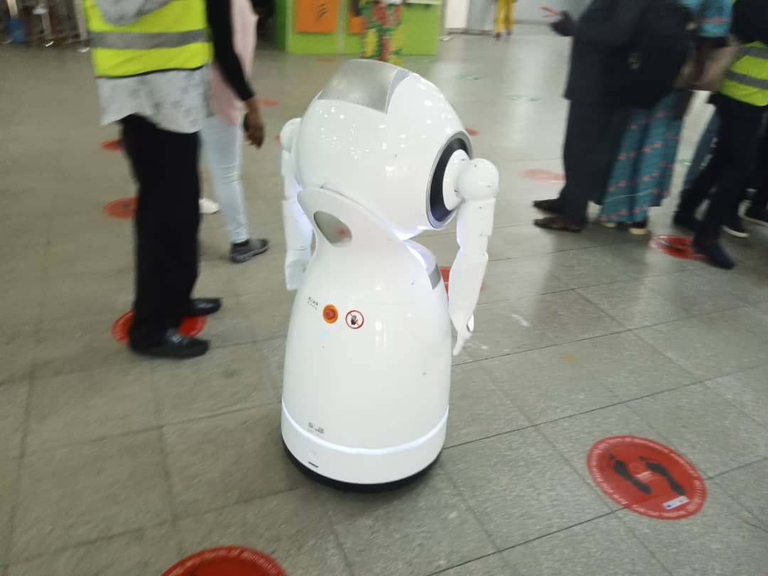 The robots on display in Abuja | autoreportng.com