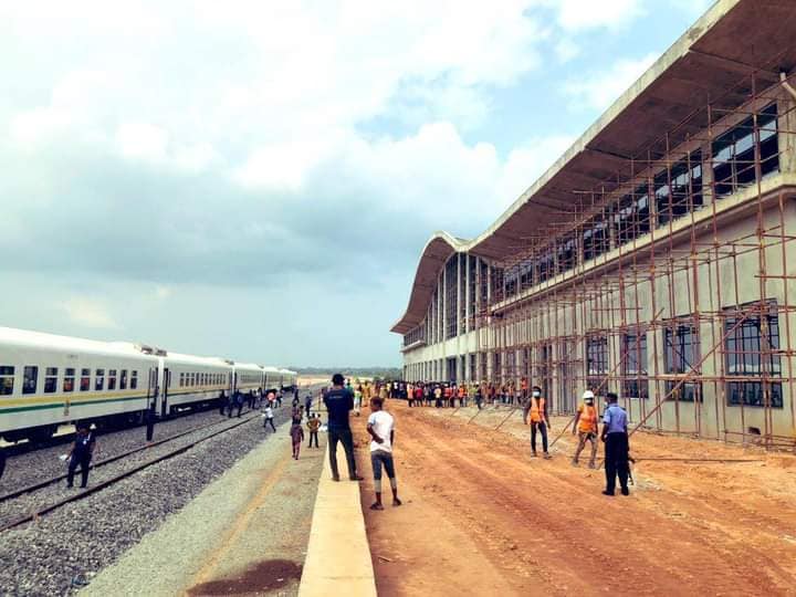 Rotimi Amaechi And Lai Mohammed At Lagos Ibadan Railway Inspection