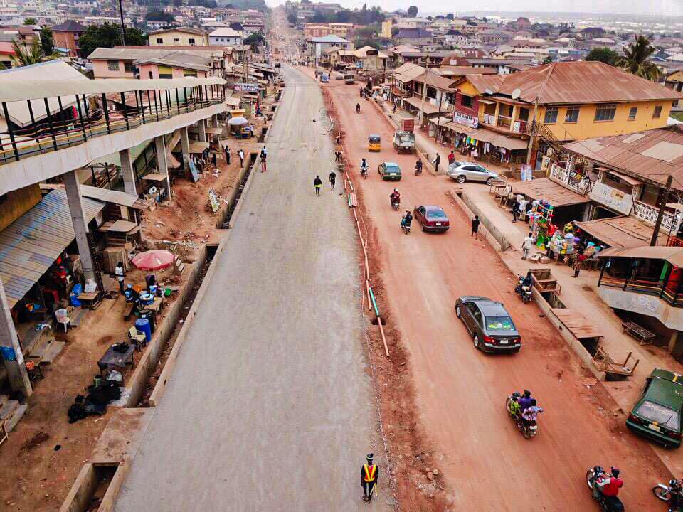 An Aerial Overview Of Panseke-Adigbe Road Project Ogun State
