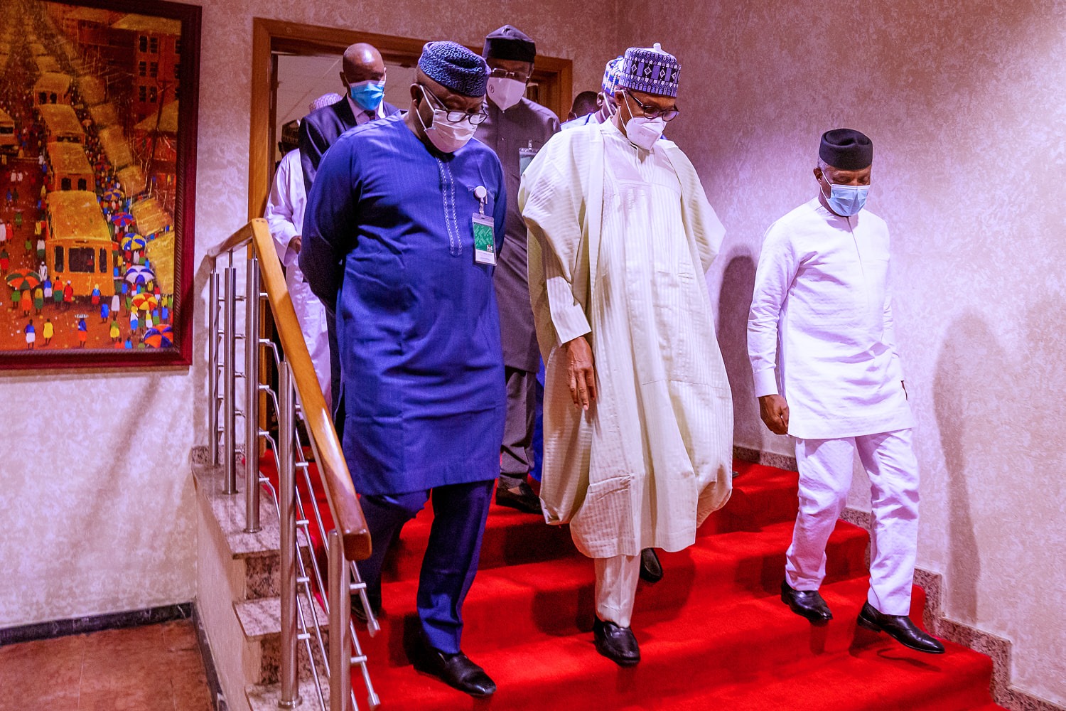 Pres Buhari, Yemi Osibanjo at The Ministerial Retreat 