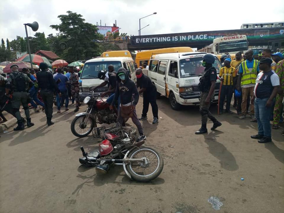 Lagos Taskforce Impounds 130 Motorcycles Operating In Restricted Areas