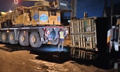 LASEMA Recovers Fallen Truck and Tanker; Averts Road Traffic