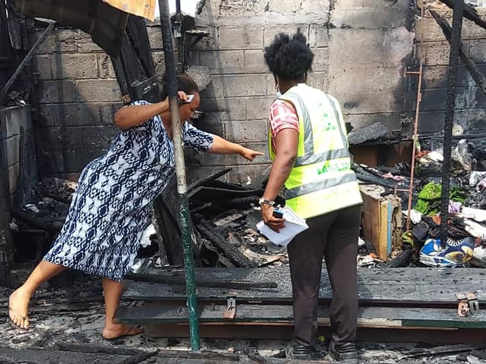 Fire Destroys 70 Shops in Lagos Market