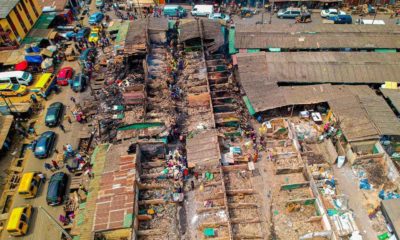 Fire Destroys 70 Shops in Lagos Market