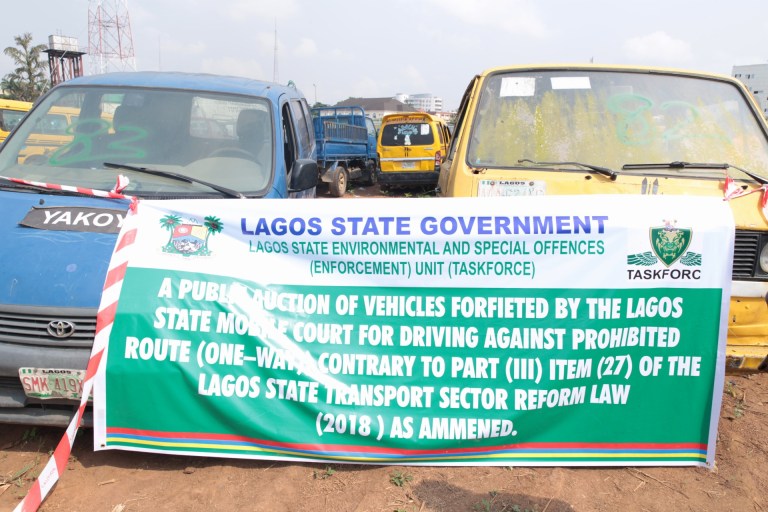 Seized Vehicle Owners Watched As Lagos Government Auctions Their Vehicles