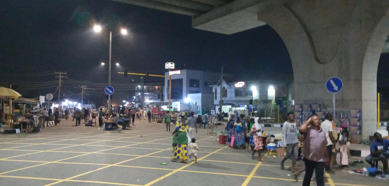 Agege Flyover Lightening