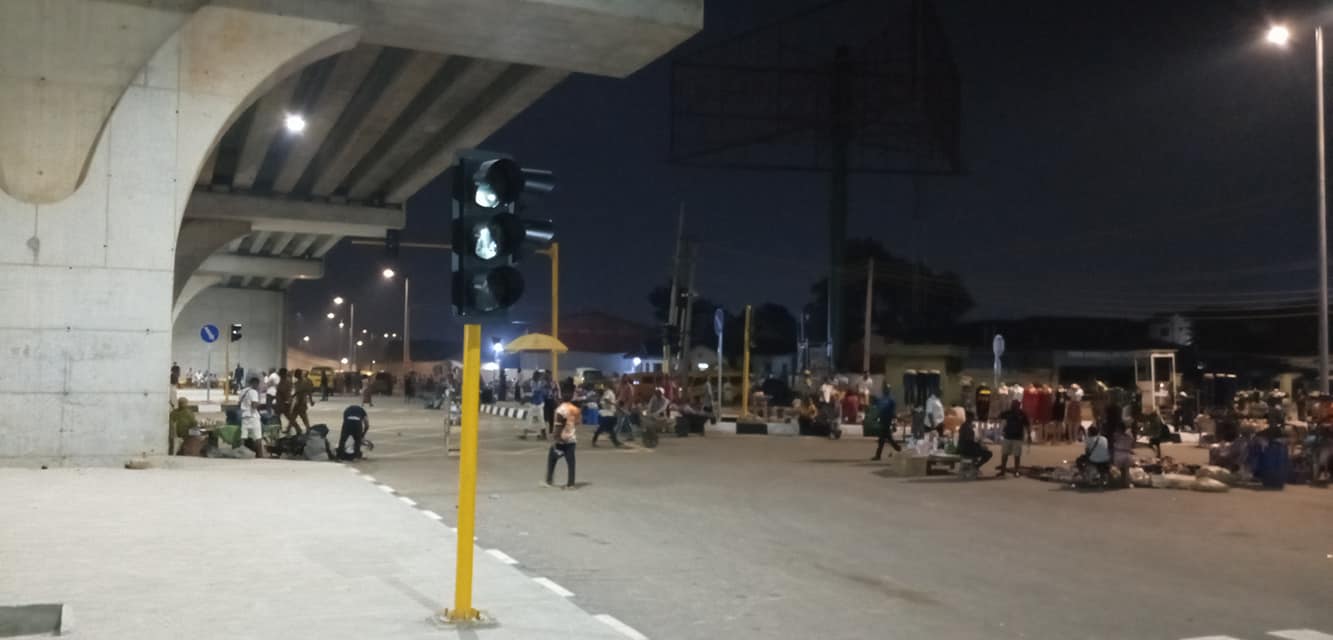 Agege Flyover Lightening