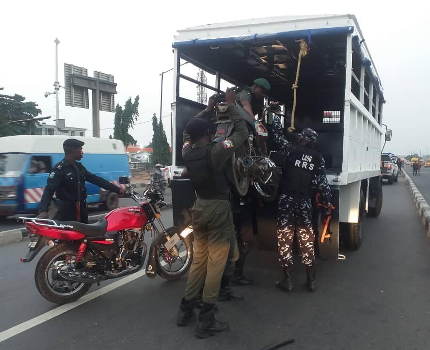 Police Storm Criminal Hideout In Mushin, Impound 29 Motorcycles, Arrest Three Kingpins, Seven Others