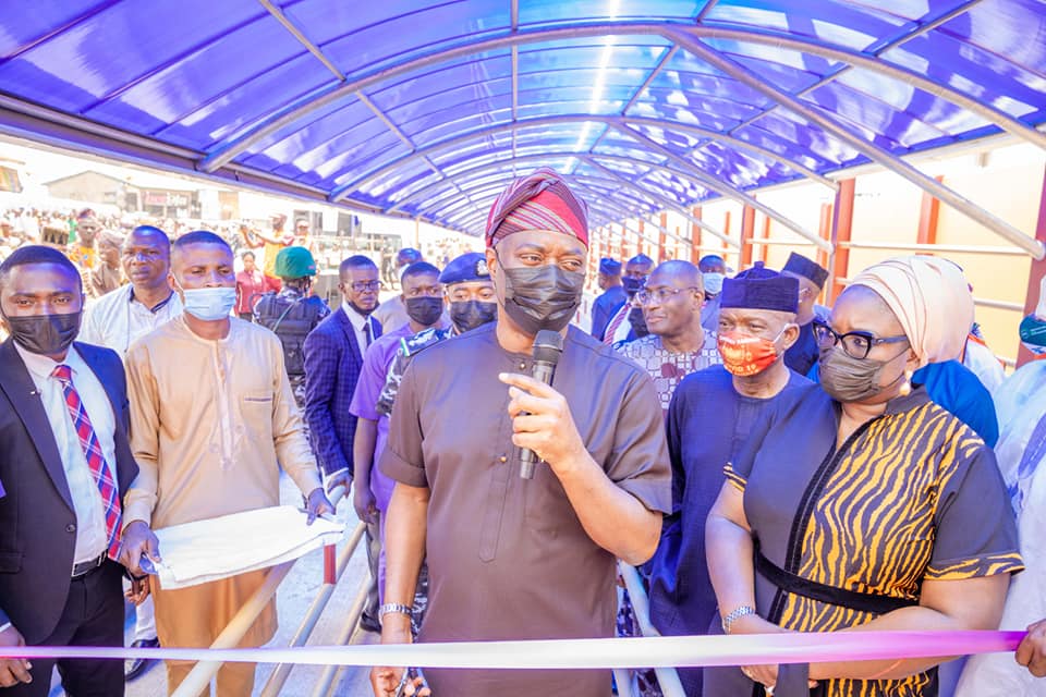 Seyi Makinde at The new Agodi park Ibadan 