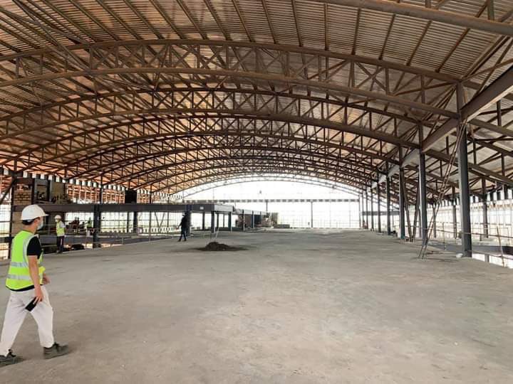 The ongoing construction of Anambra International Cargo Airport, Umueri