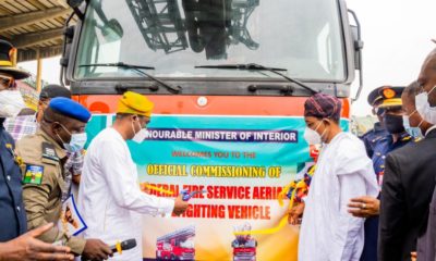 Aregbesola Commissions Aerial Fire Fighting Vehicle