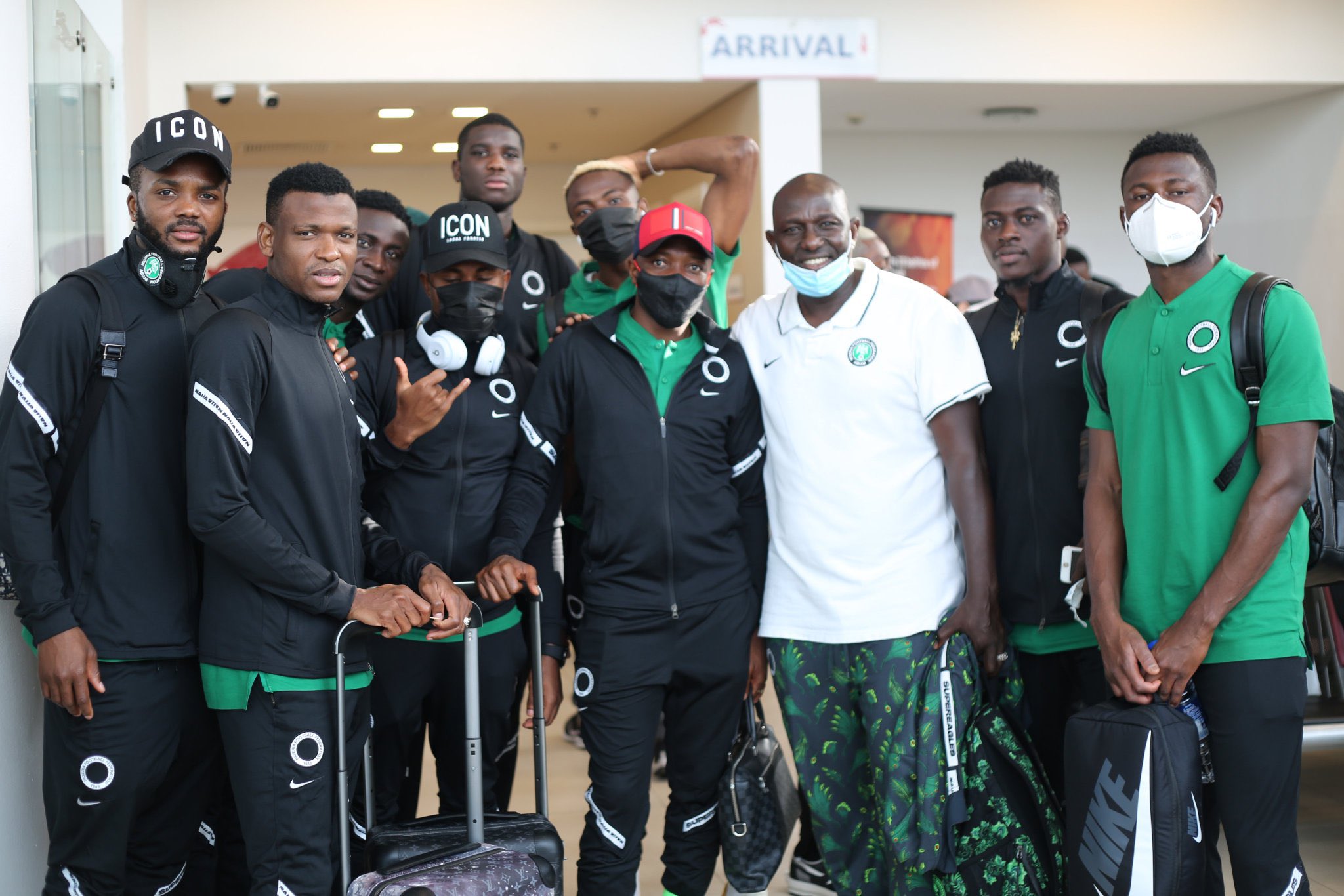 Super Eagles before The Boat Ride