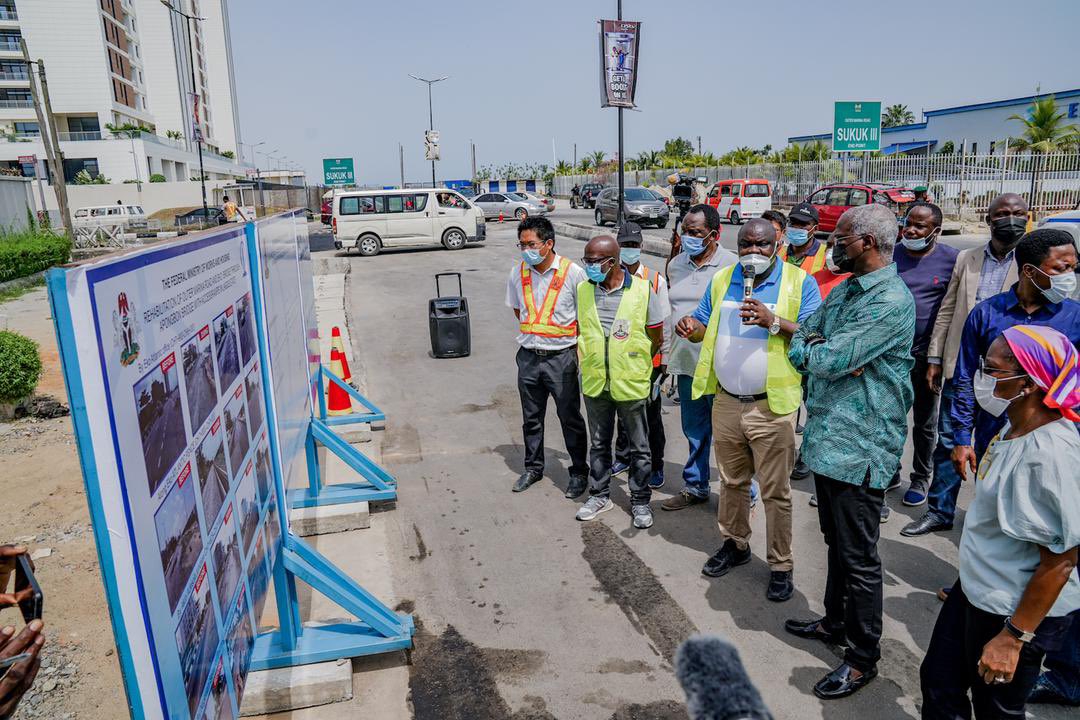 Inspection of Eko Bridge, Lagos