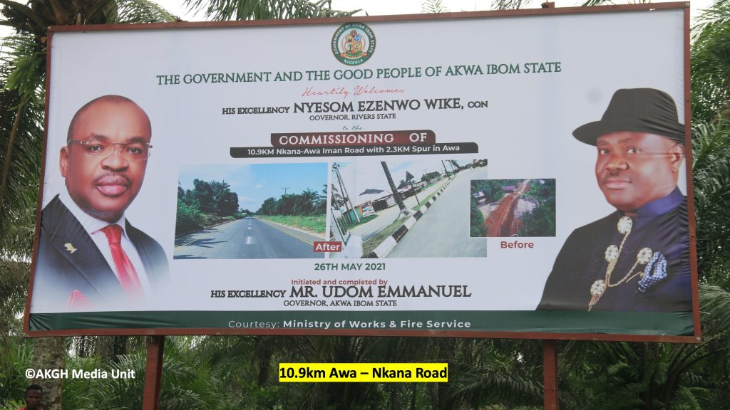 13.2km network of roads in Akwa Ibom