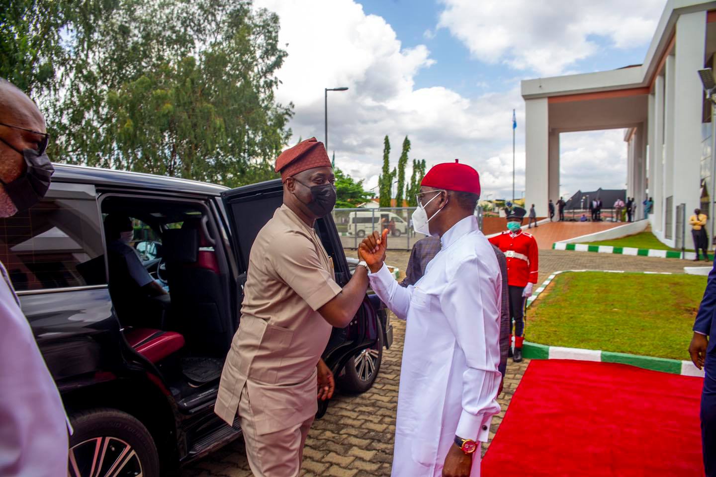 Gov Seyi Makinde and Okowa 