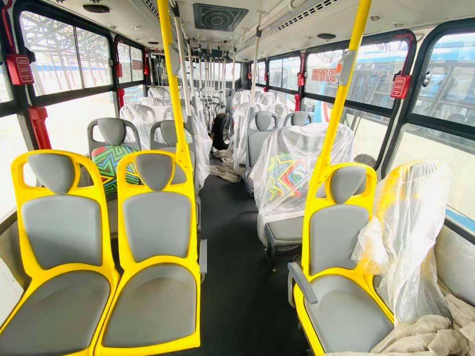 Interior Of The New Mini Buses