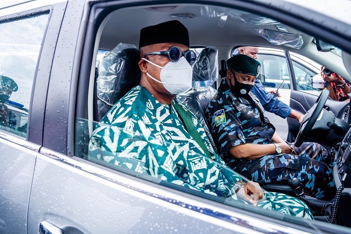 Dapo Abiodun with Police IGP In New Police Car