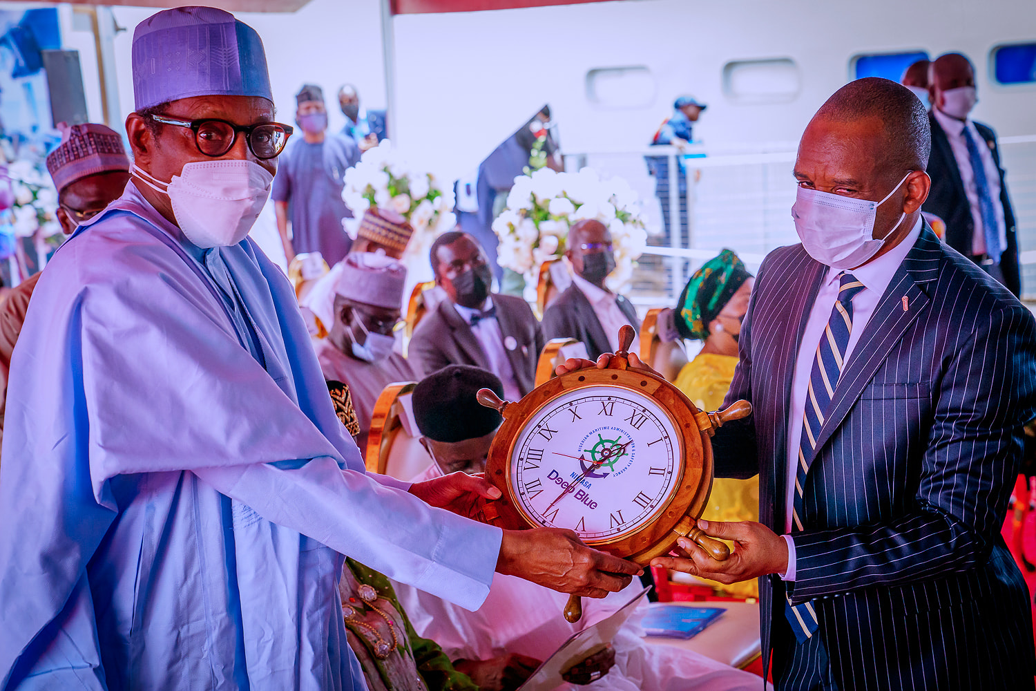 DG NIMASA with Pres Buhari 