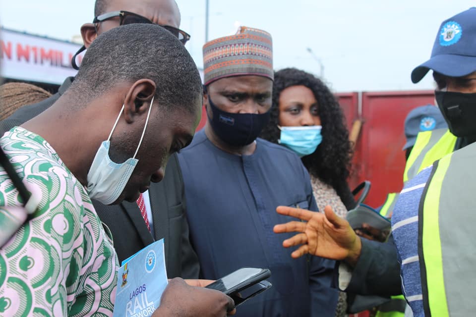 Lagos Blue Rail Project Inspected By CBN