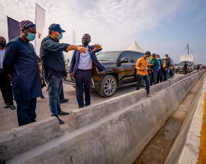 Sanwo-Olu Inspects 18.7Km Eleko-Epe Highway Construction