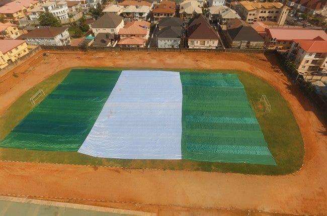 World's Largest Flag In Ibadan 