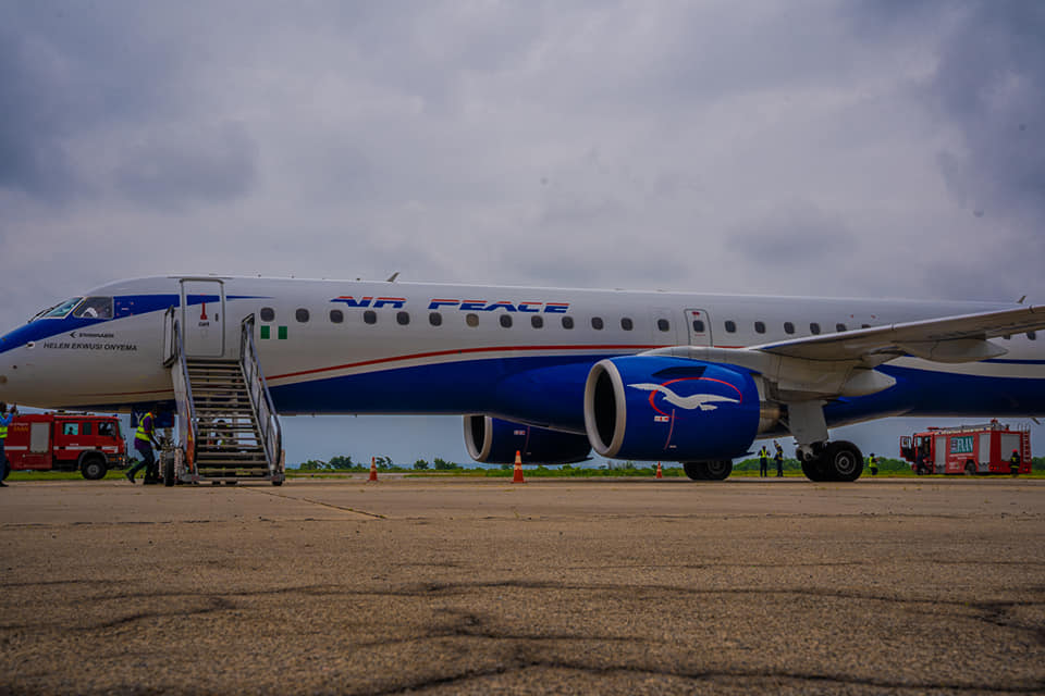 Airpeace Flight At Ibadan Airport